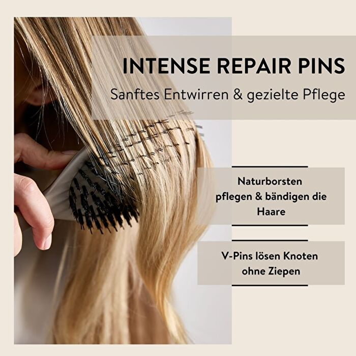 HAIR ID Anti-Frizz Paddle Brush - Beige