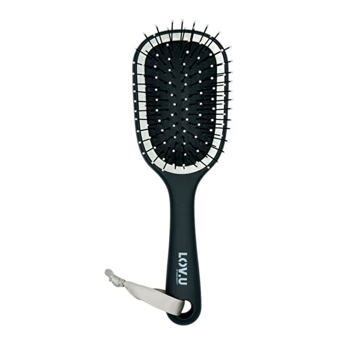 LOV.U Wet & Dry Paddle Brush - Black