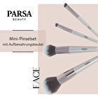 Mini Brush Set with Storage Bag - Beige