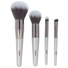 Mini Brush Set with Storage Bag - Beige