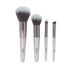 PARSA Beauty Mini Brush Set with Storage Bag - Beige