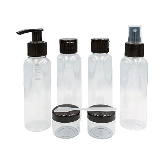 Set Of 7: Travel Container - Set Of 7: Travel Refill Style
