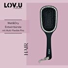 LOV.U Large Oval Wet & Dry Brush - Pink