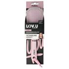 LOV.U Large Oval Wet & Dry Brush - Black