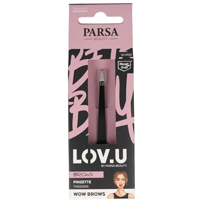 LOV.U Eyebrow Tweezers - Black