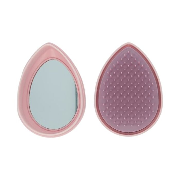 LOV.U Portable Comb with Mirror - Pink
