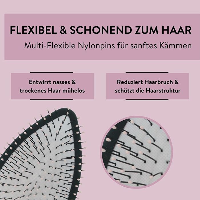 LOV.U Wet & Dry Hair Brush - Black