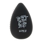 LOV.U Wet & Dry Hair Brush - Black