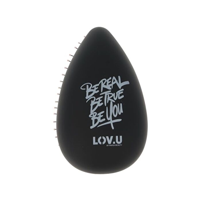 LOV.U Wet & Dry Hair Brush - Black