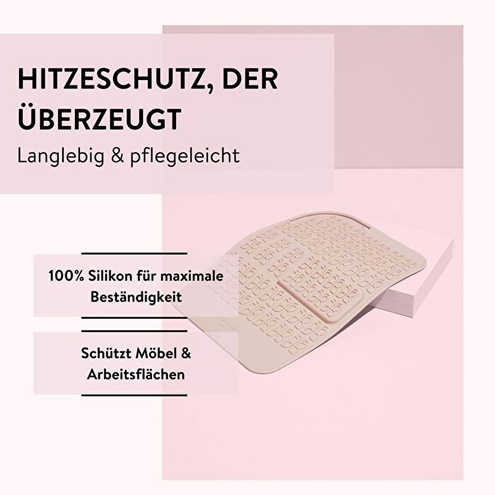 Portable Silicone Heat Resistant Mat - Beige