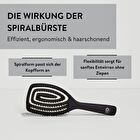 HAIR ID Mixed Bristles Spiral Brush - Black