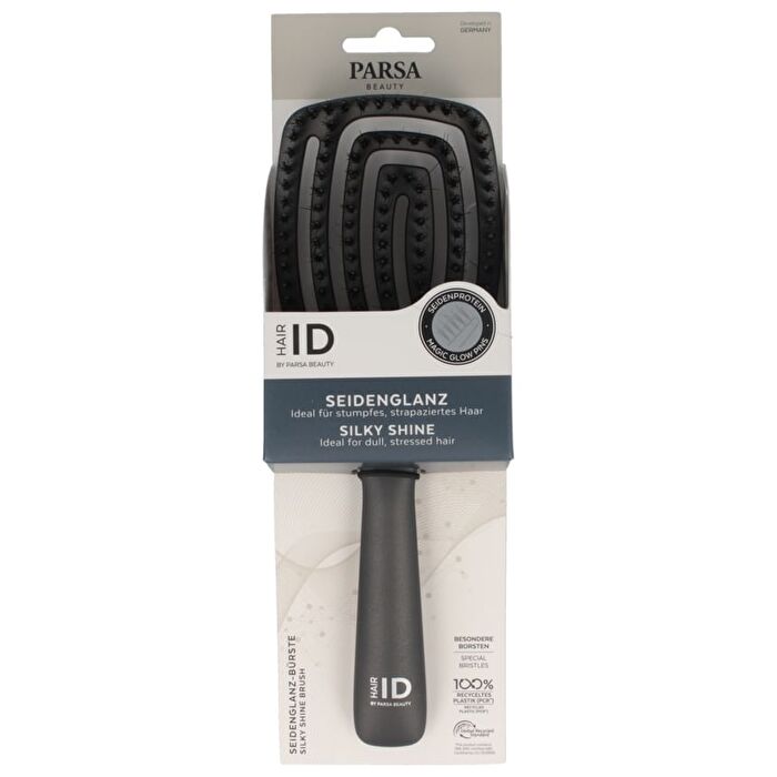 HAIR ID Mixed Bristles Spiral Brush - Black