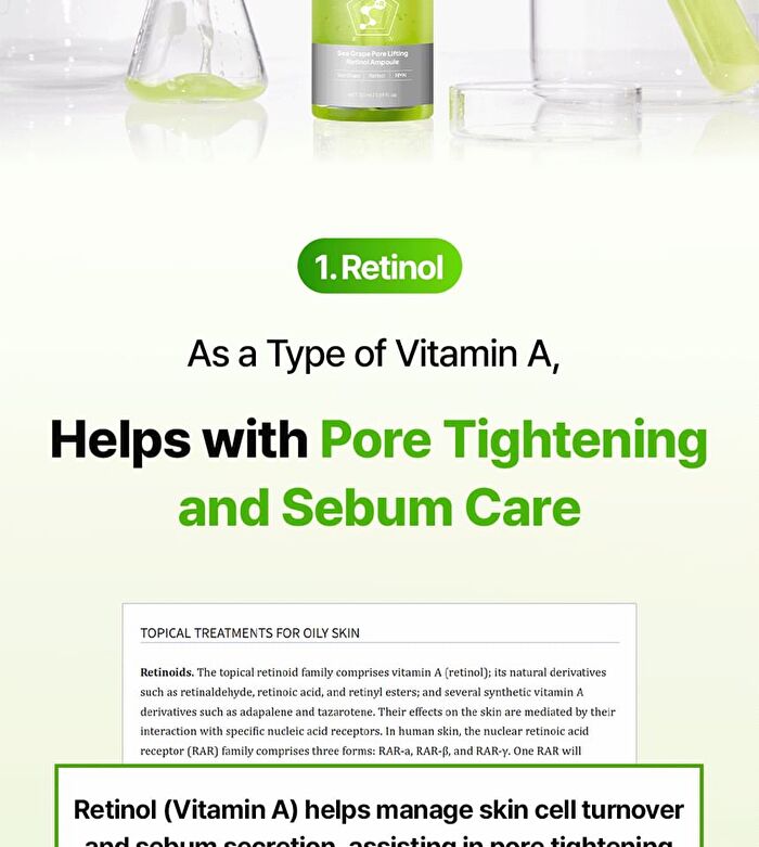 Sea Grape Pore Lifting Retinol Ampoule - 50ml