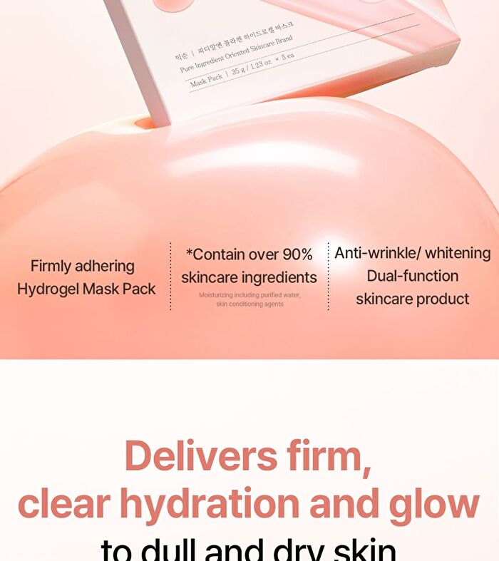 mixsoon PDRN Collagen Hydrogel Mask Set - 35g x 5 sheets