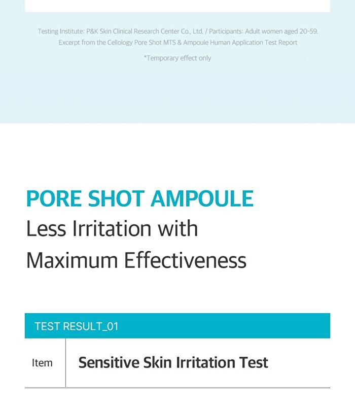 Pore Shot Ampoule - 30ml