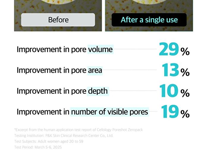 Pore Shot Zero Pack - 0.5g x 8 sheets
