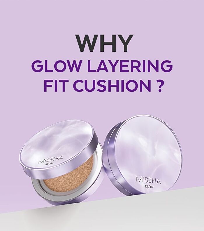 Layering Fit Cushion Semi Glow - 3 Colors - 2025 Version - #21 Fair