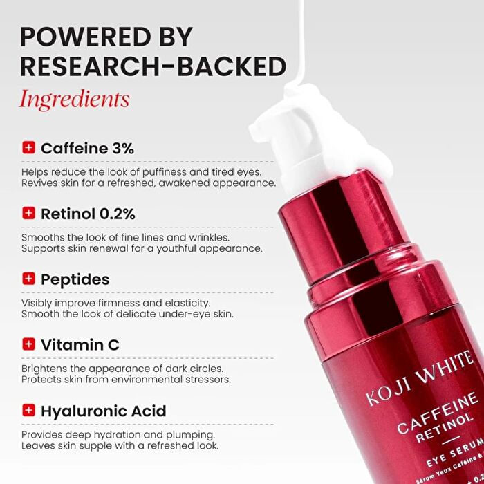 3% Caffeine + 0.2% Retinol Eye Serum - 15ml