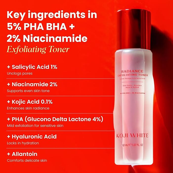 Radiance Exfoliating Toner 5% PHA BHA + 2% Niacinamide - 150ml