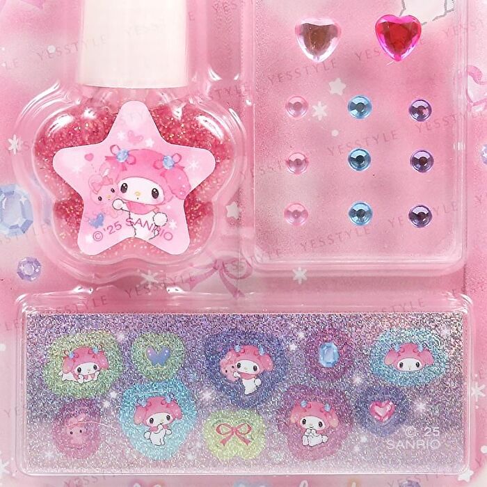 My Melody Nail Color & Stickers - 1 set