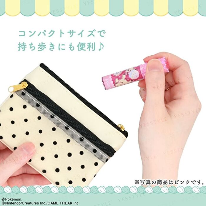 Pokemon Peaceful Place Lip Gloss With Stones Green - 1 pc
