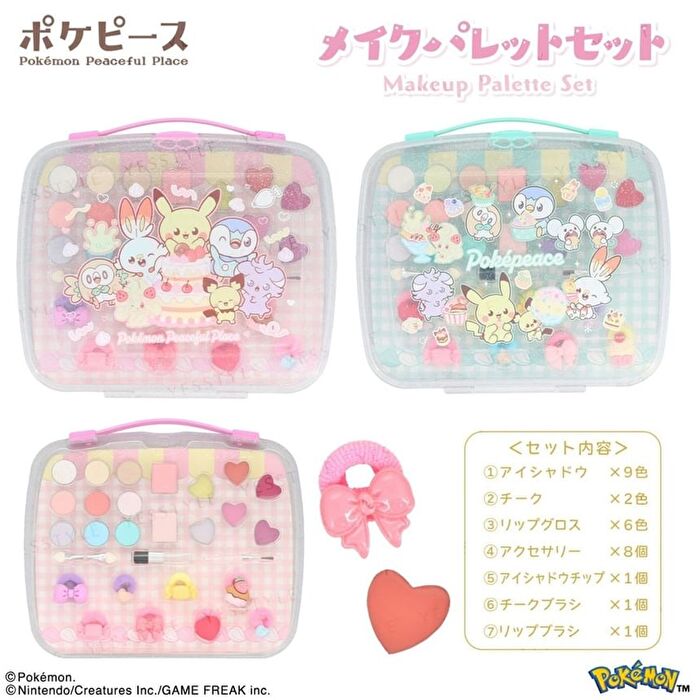 Shobido Pokemon Peaceful Place Makeup Palette Set Pink - 1 set