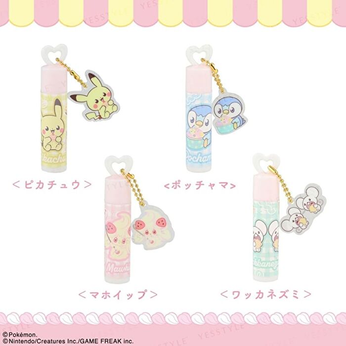 Pokemon Pokepeace Mawhip Lip Balm With Charm - 1 set