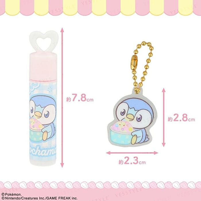 Pokemon Pokepeace Pochama Lip Balm With Charm - 1 set