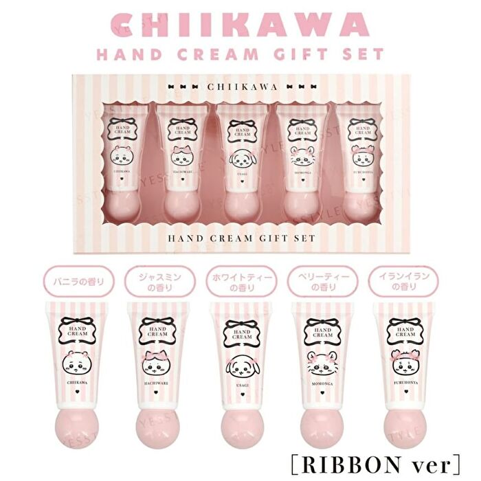 Shobido Chiikawa Hand Cream Gift Set Ribbon - 10g x 5
