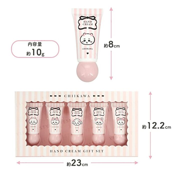 Shobido Chiikawa Hand Cream Gift Set Ribbon - 10g x 5