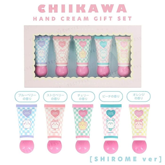 Shobido Chiikawa Hand Cream Gift Set Shirome - 10g x 5