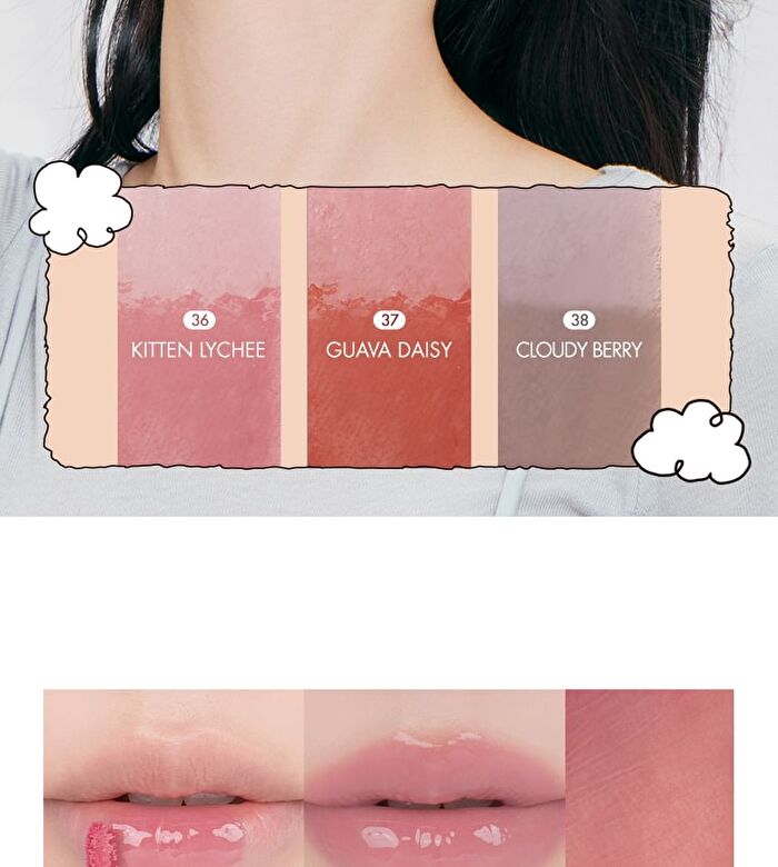 romand X ZO&FRIENDS The Juicy Lasting Tint - 4 Colors - #36 Kitten Lychee
