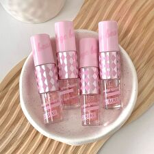 Gege Bear Velvet Mist Hydrating Dual-Ended Liquid Lipstick - 6 Colors - #02 Strawberry - 3g+3ml