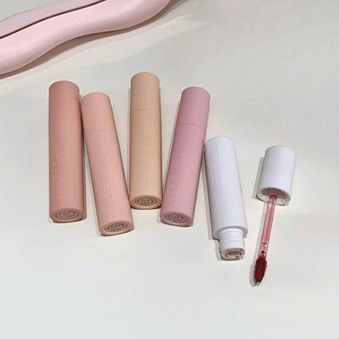Macaron Powder Mist Lip Mud - 7 Colors - #04 Lychee Pink - 2.5g
