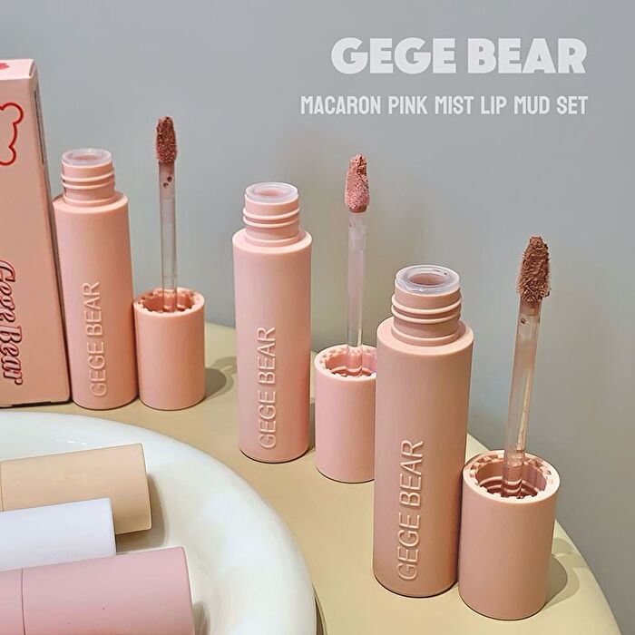 Macaron Powder Mist Lip Mud - 7 Colors - #06 Sweet Pink - 2.5g