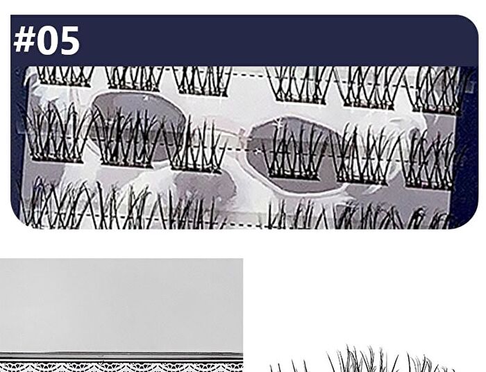 Glue-Free False Eyelashes - 6 Types - #02 Puppy Style