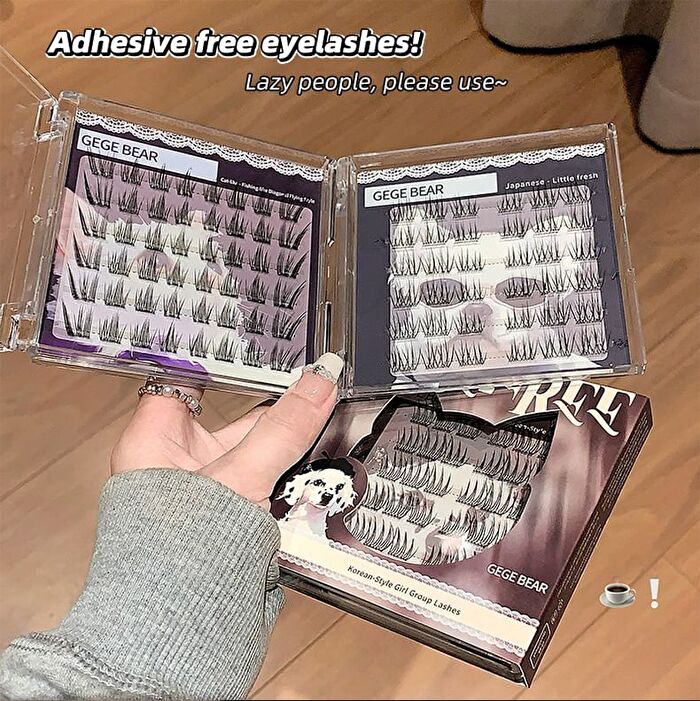 Glue-Free False Eyelashes - 6 Types - #02 Puppy Style