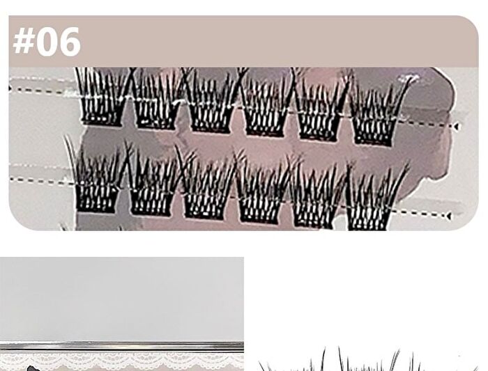 Glue-Free False Eyelashes - 6 Types - #04 Elf Style