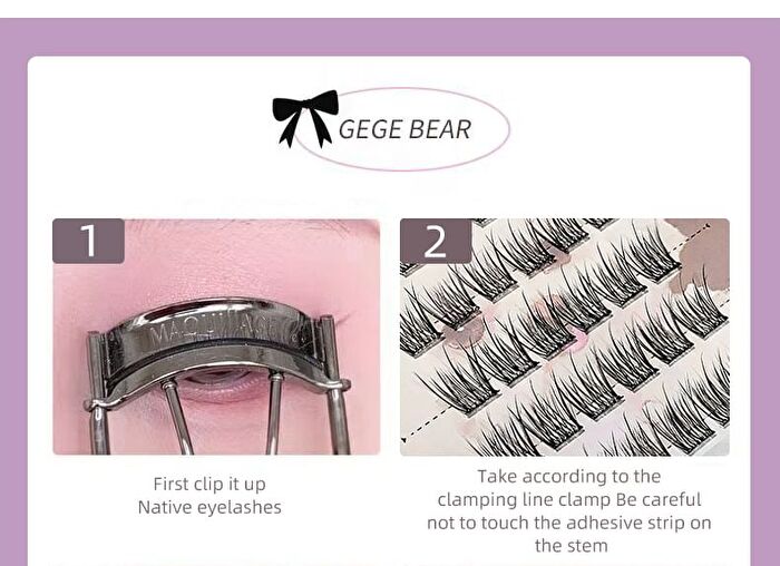 Glue-Free False Eyelashes - 6 Types - #04 Elf Style