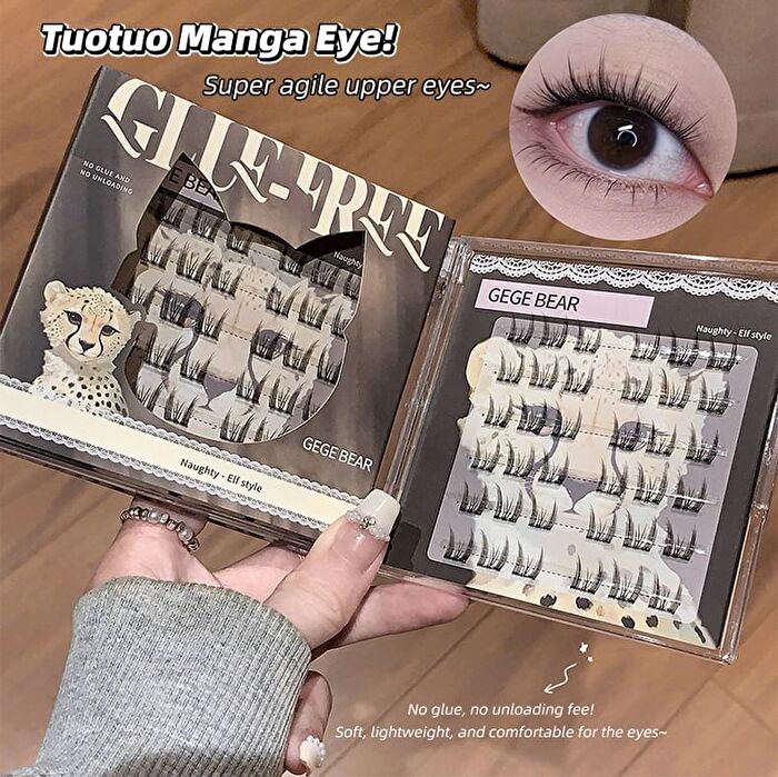 Glue-Free False Eyelashes - 6 Types - #04 Elf Style