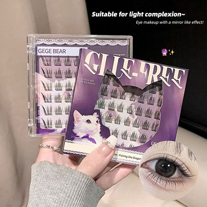 Glue-Free False Eyelashes - 6 Types - #04 Elf Style
