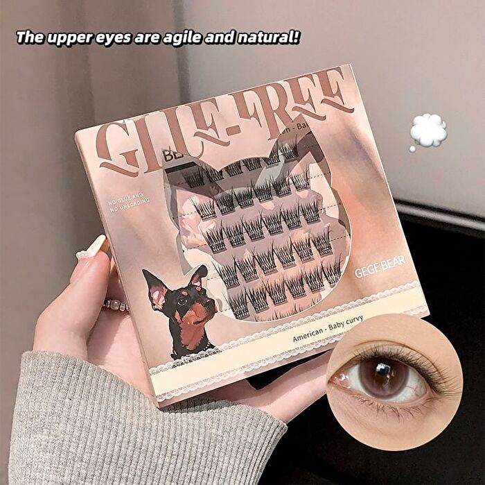 Glue-Free False Eyelashes - 6 Types - #06 Baby Curl Style