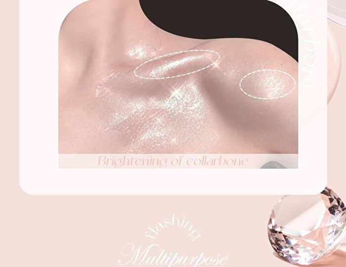 Translucent Heartbeat Monochrome Highlighter Cream - 5 Colors - 1# Crushed Champagne - 4.5g
