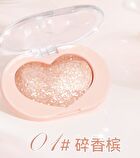 Translucent Heartbeat Monochrome Highlighter Cream - 5 Colors - 1# Crushed Champagne - 4.5g
