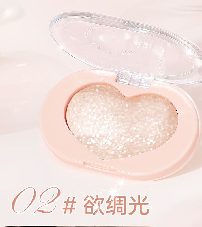 Translucent Heartbeat Monochrome Highlighter Cream - 5 Colors - 1# Crushed Champagne - 4.5g