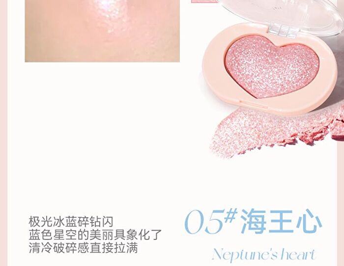 Translucent Heartbeat Monochrome Highlighter Cream - 5 Colors - 1# Crushed Champagne - 4.5g