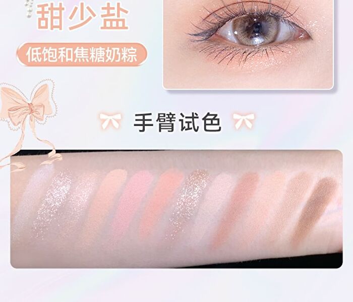 Phantom 12-Color Miracle Eyeshadow Palette - 3 Types - 01# Little Birdie - 13.6g