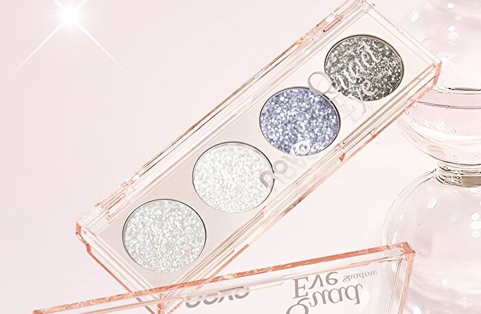Dazzling Vivid Quad Eyeshadow Palette - 3 Types - 01# Cowherd Drill Flash - 4.8g