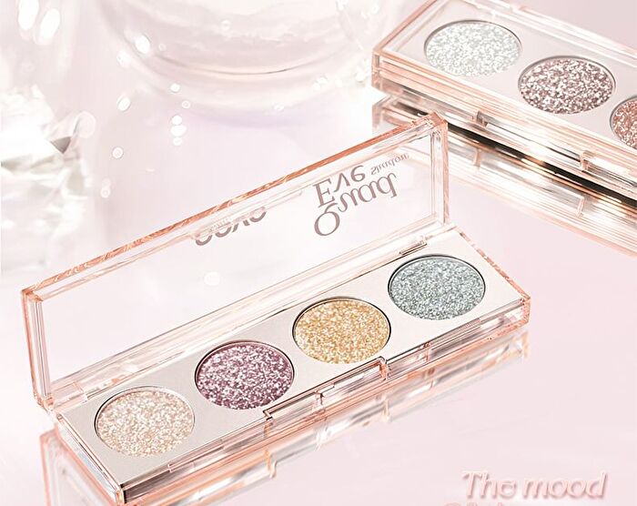 Dazzling Vivid Quad Eyeshadow Palette - 3 Types - 01# Cowherd Drill Flash - 4.8g