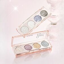 Dazzling Vivid Quad Eyeshadow Palette - 3 Types - 01# Cowherd Drill Flash - 4.8g
